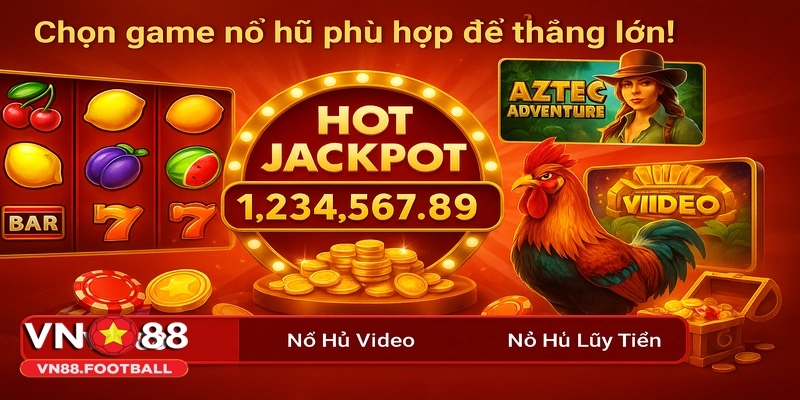 Lựa chọn game nổ hũ phù hợp để chinh phục VN88!